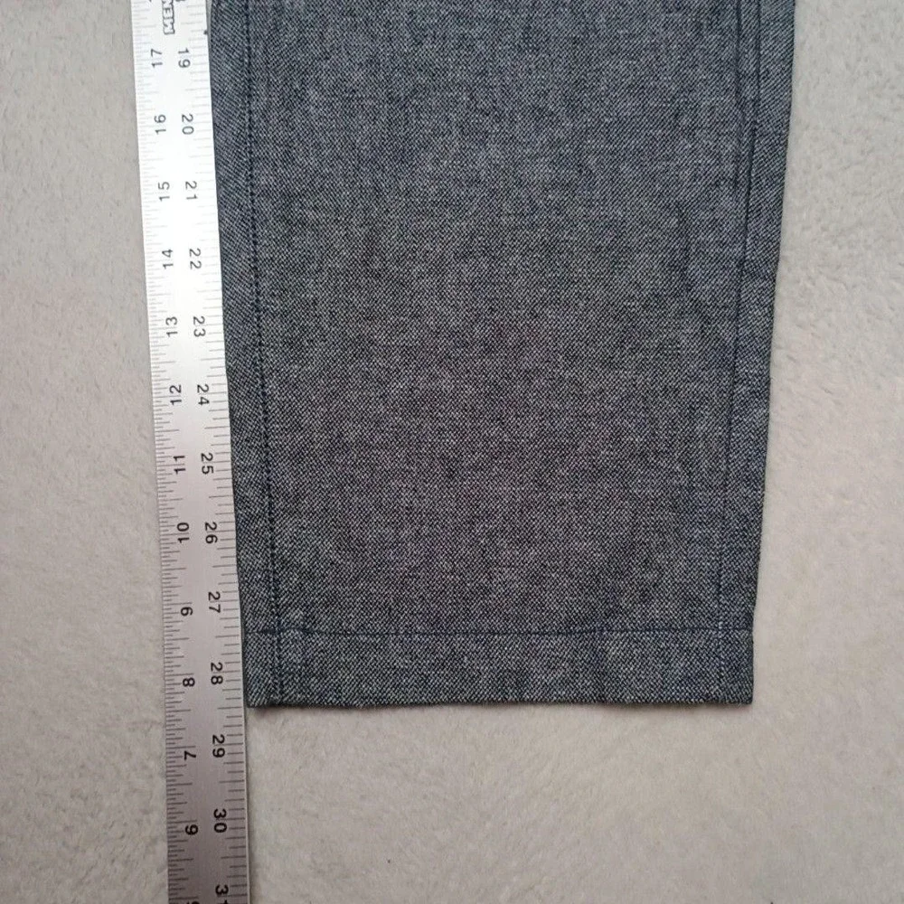 Banana Republic Pants Men 36x29 Gray Jogger Athletic Fit Linen Herringbone